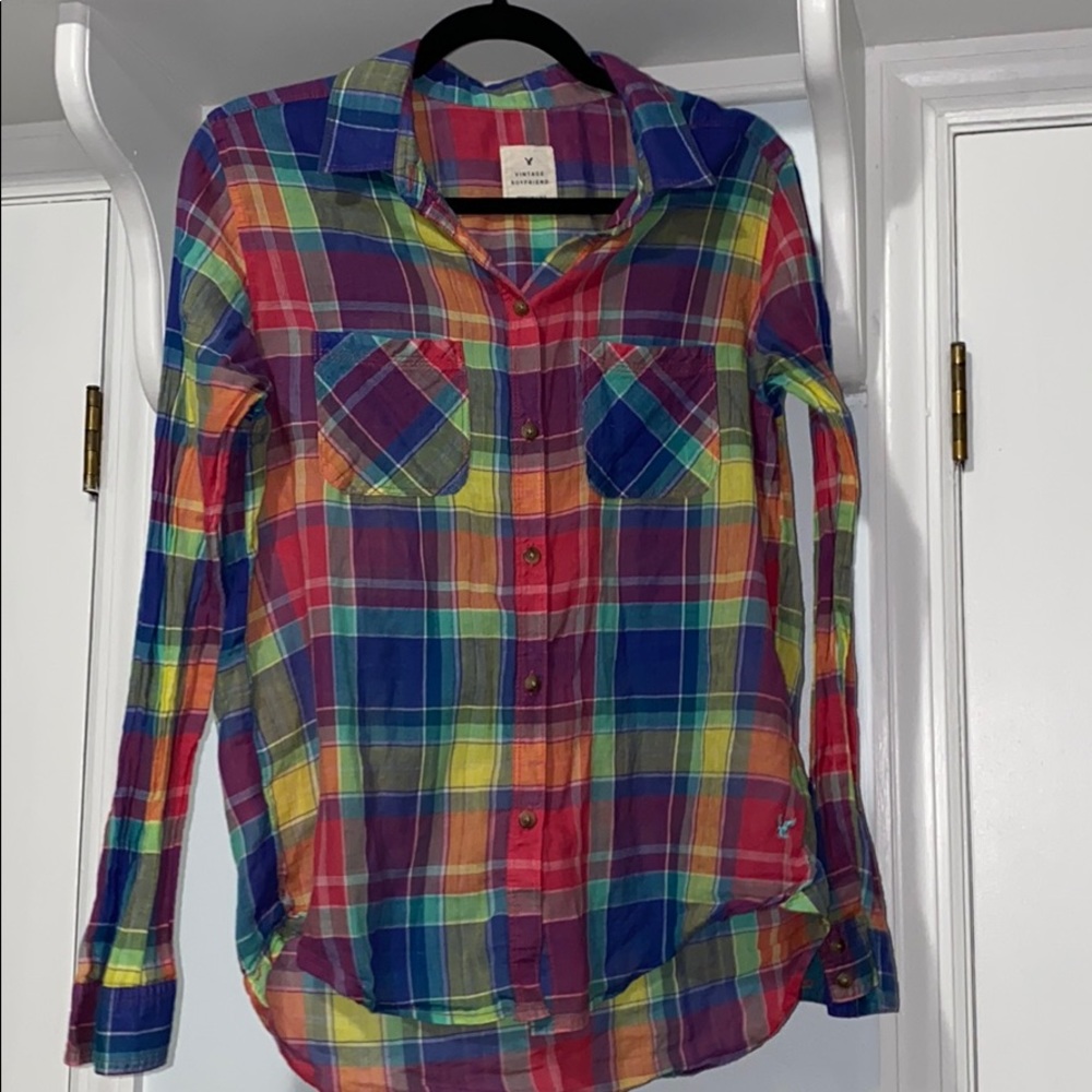 Vintage Boyfriend AE Button Down